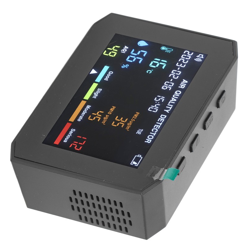 Air Quality Monitor PM2.5 PM10 HCHO TVOC CO2 Temperature Humidity