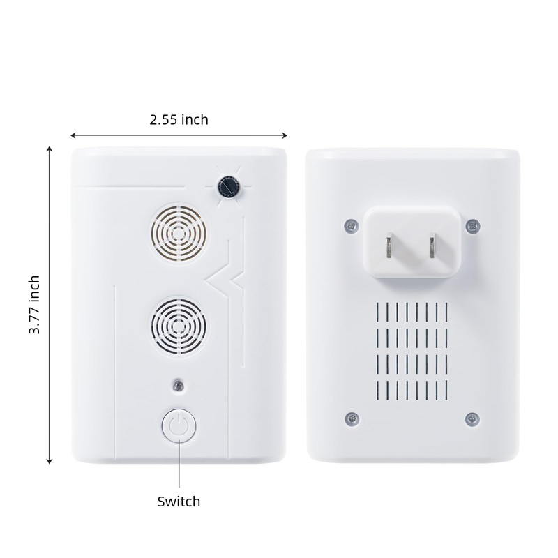 2025 Upgraded Ultrasonic Bat Repellent Devices for Attic House Porch,