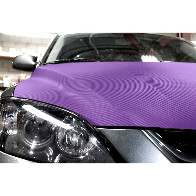 LZLRUN 3D Carbon Fiber Vinyl Wrap Roll with Air Release