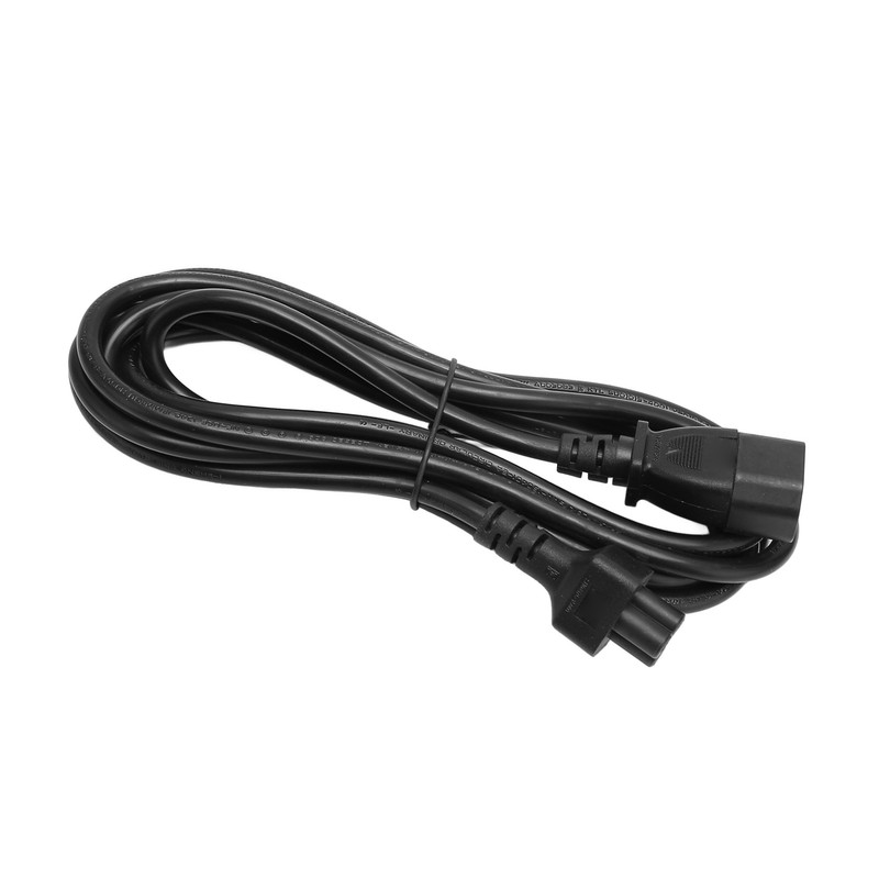 IEC320 C14 Male to C5 Female Power Cable Tension Resistant