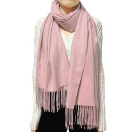 ehsbuy Cashmere Winter Scarf for Women Large Ladies Soft Warm Pashmina Shawls and Wraps for Wedding Evening Gift