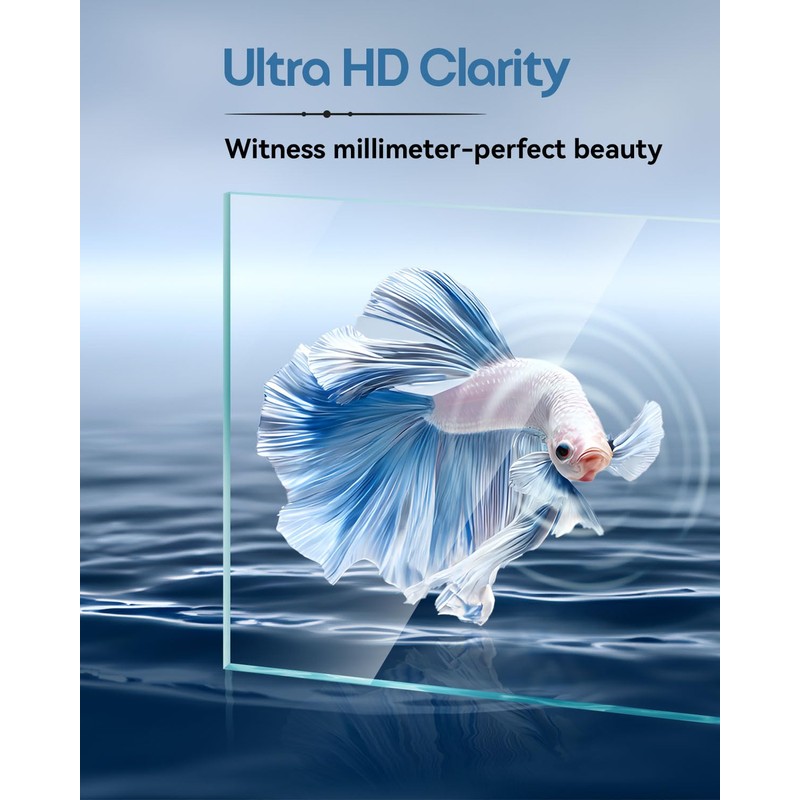 Glass Fish Tank Kit, 2.5 Gallon Betta Fish Tank Aquarium