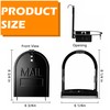 RUBII Magnetic Mailbox Door Replacement, 6 1/4" x 8 1/4"
