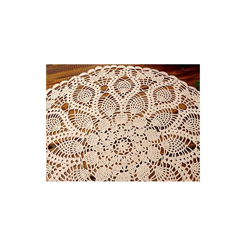 Tablecloth, Round Table Runner, Antique Style, Round Table Cover, Scandinavian