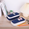 iSuperb Foldable Pencil Case Large Capacity Pencil Pouch Zipper Canvas