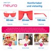 ARTZT neuro Coloured Glasses Red 130 x 80 mm