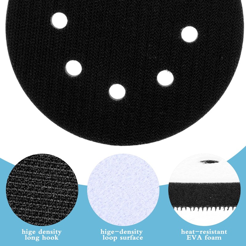 3 Pcs Surfprep Sander, Foam Sponge Sanding Pads, 5 Inch