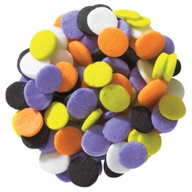 DECOPAC Trick Or Treat Confetti Quins Fancy Sprinkles, 19.5oz, Candy Sprinkles in Handheld Container, Edible Sprinkles For Celebration Cakes, Cupcakes, Cookies