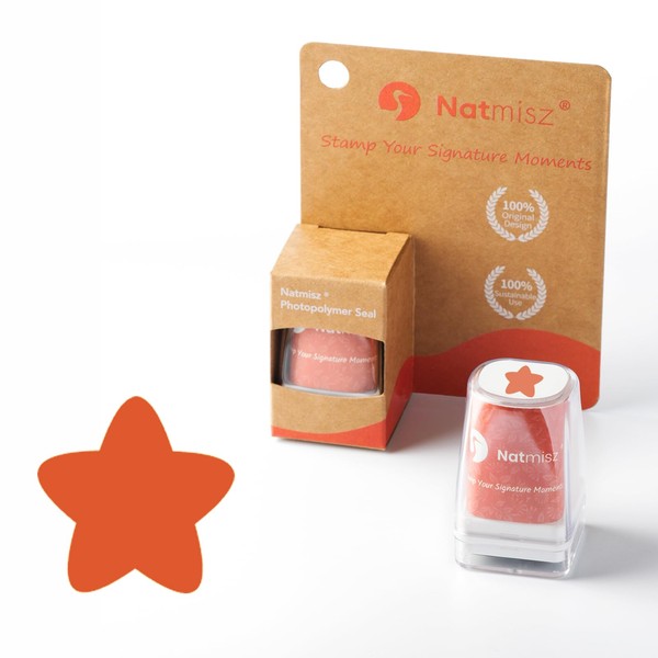 Natmisz:Cute Self Inking Stamp Set - Exclusive Custom Design -