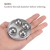Kozelo 4pcs Precision Ball 25mm 304 Stainless Steel Bearing Solid