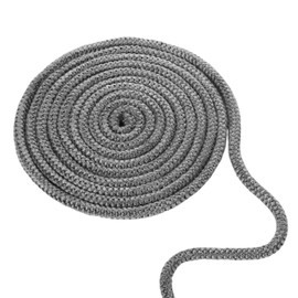 SAVITA Sealing Tape for Oven Doors, 10 mm x 4 m, Robust Graphite Impregnated Fireplace Door Seal, Fibreglass Seal, Replacement Wood Stove Door Seal for Fireplaces Wood Stoves