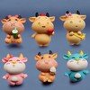 Set of 6 Cute animal 3D decorative magnets, Cow Fridge
