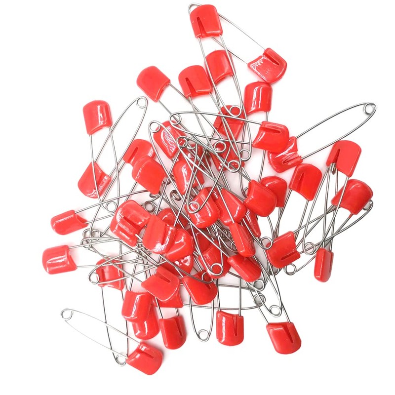 Ruidee Pack of 50 2.2 inch nappy pins, safety pins,