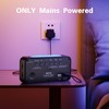 HOMVILLA Alarm Clock with 9 Color LED RGB Night Light,