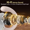 Rose Gold Bluetooth Wireless Earbuds, 2025 Latest Bluetooth Earphones, Bluetooth