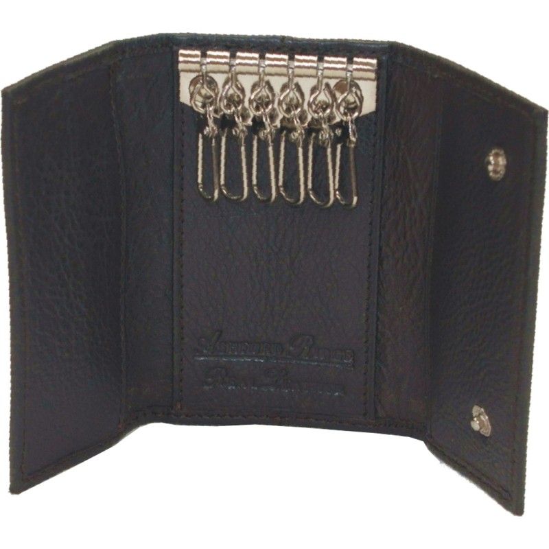 Ashford Ridge Real Leather Key Case Holder Card Wallet in