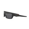 Oakley Men's OO9367 Drop Point Rectangular Sunglasses, Matte Black/Grey, 61