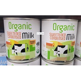Trader Joe's Organic Sweetened Condensend Milk 14oz 397g (Two Cans)