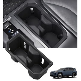 Insertos de Portavasos para Toyota RAV4 2026, Accesorios Interiores Coberturas de Portavasos de Consola Central Protector para RAV 4 2026, Negro
