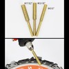 QINIZX 12 Pack Diamond Chainsaw Sharpener Burr Files 1/8" Shank,
