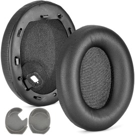 ELASO Replacement Ear Pad Cushion Compatible with Sony WH-1000XM4/WH-1000X M4 Over-Ear Headphone Black