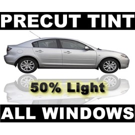 Precision Window Films PreCut Window Tint for GMC Canyon Crew Cab 2004-2012 - Light 50% VLT Film