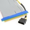 Cablecc PCI-E Express 16X to 16x Riser Extender Card with