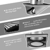 Aswalling 4-Inch External Extractor Wall Vent Outdoor Cushioned Non Return