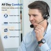 Callez RJ9 Telephone Headset Dual for Polycom Phone with Noise