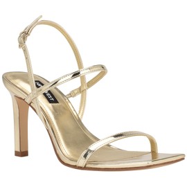 Nine West Women's Olah3 Heeled Sandal, Gold 710, 9