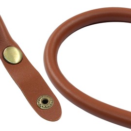 Moicstiy 2 Pcs 15.7 Inch Leather Purse Handles, PU Leather Purse Straps, Bag Handles for Bag Making(Brown)