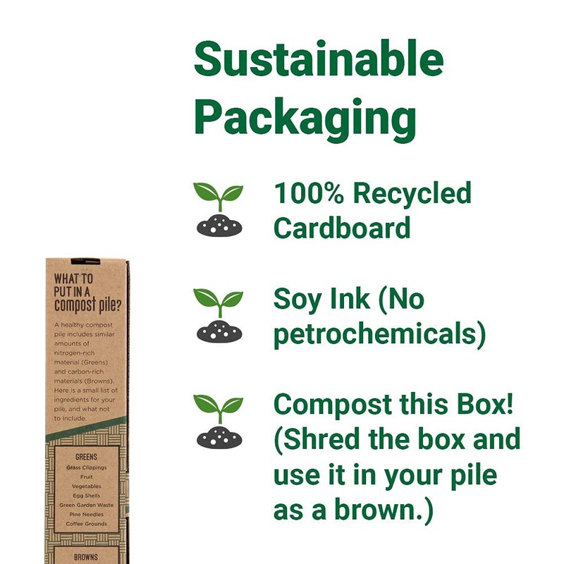 Reotemp 16 Inch Fahrenheit Backyard Compost Thermometer with Digital Composting