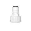 Qrity 1 Piece Water Quick Coupling Fitting, 3/8 Inch RO