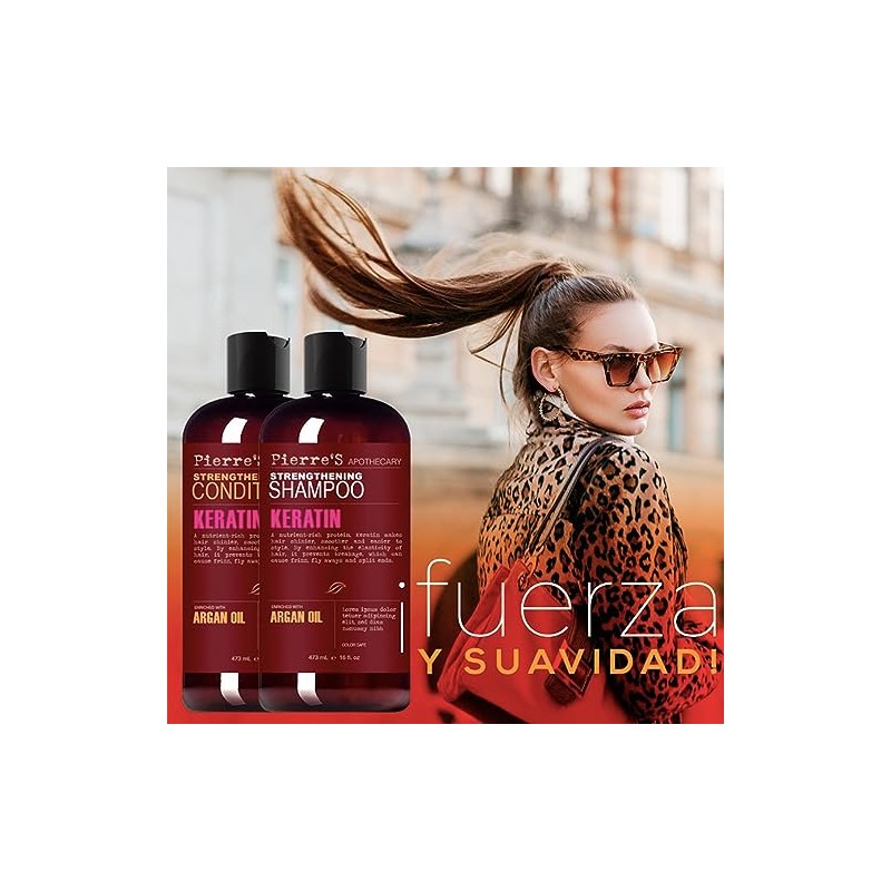 PA Keratin Strengthening Shampoo 16 oz