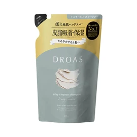 DROAS DRORAS | Renewal Silk Cleanse Shampoo 11.8 fl oz (350 ml), Breezy Savon Scent, Hair Care, Doroasu, Moisturizing, Clay