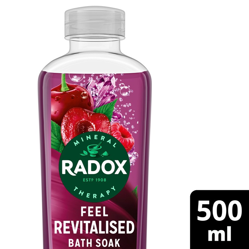 Radox Mineral Therapy Feel Revitalised Bath Soak uniquely blended with