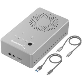 SABRENT - Estación de Acoplamiento Dual USB Tipo C para SSD PCIe NVMe M.2 con función de clonación sin conexión (EC-SSD2)