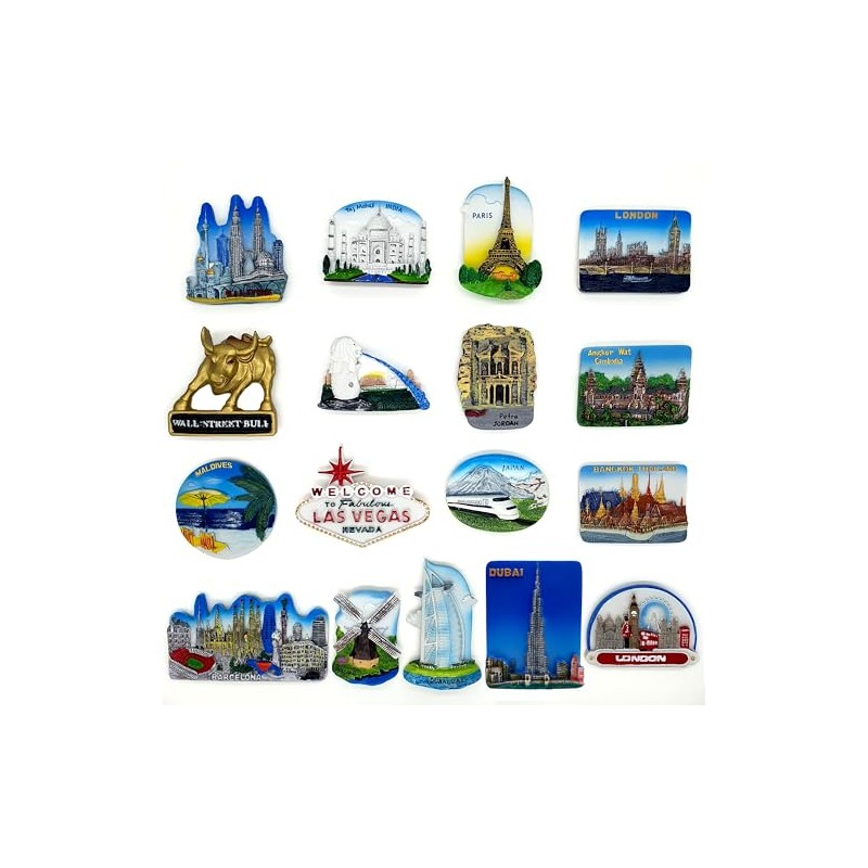 Dubai Burj Al Arab Fridge Magnet, 3D Magnet Travel Sticker