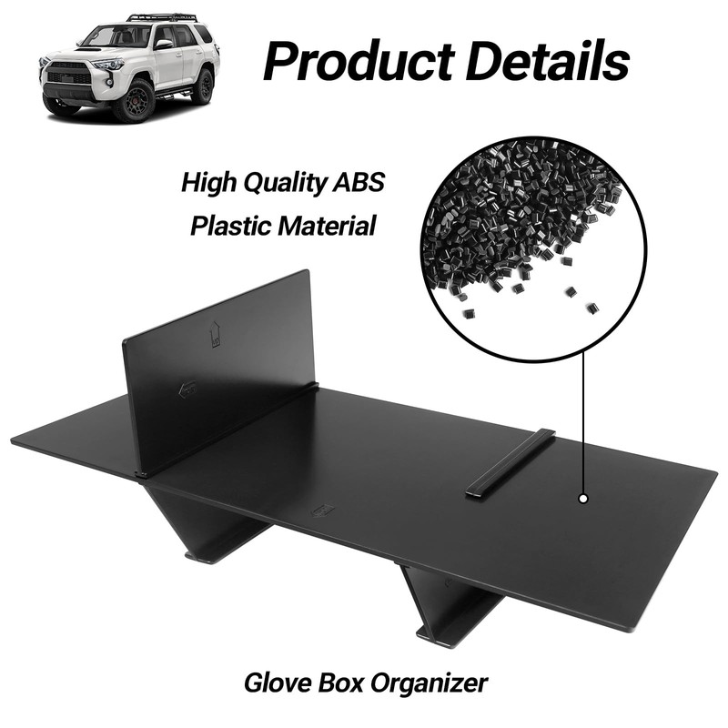 Hellet Glove Box Organizer Compatible with Toyota 2010-2020 2021 2022