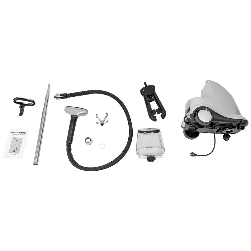 WUSILILU 1800W Professional Standing Steamer for Clothes with Hanger, 210.2