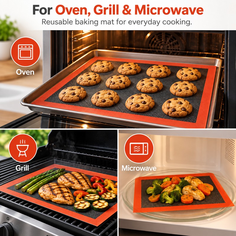 Silicone Baking Mat for Cookies & Pastries – 30 ×