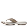 Clarks Women's Breeze Sea Flip-Flop, Taupe, 9