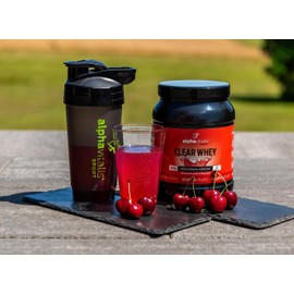 Clear Whey Isolate Powder - 600 g Whey Protein Powder with Fruity Taste (Cherry, 600 g) - Whey Isolate
