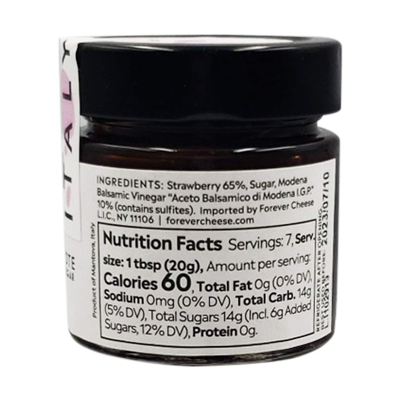 Casa Forcello Strawberry Balsamic Compote, 4.94 OZ