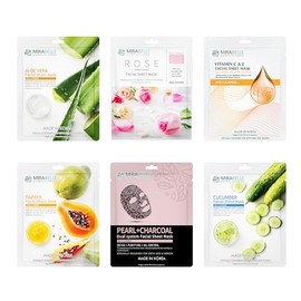 Mirabelle Mascarilla Facial En Lámina Para Pieles Sensibles De Cosmetics Korea (Paquete De 6)                                                         