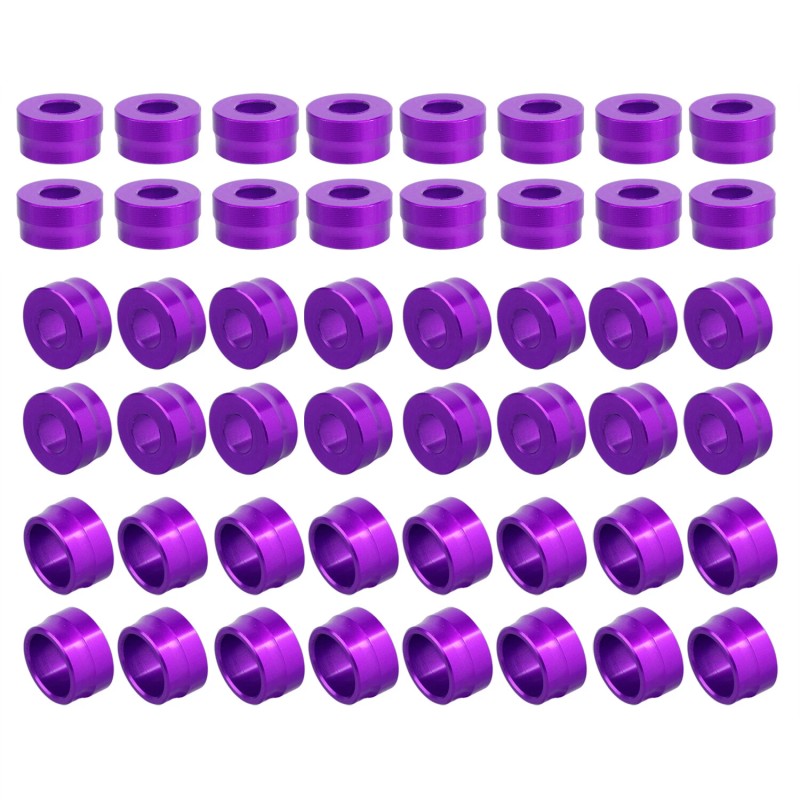 Unbranded Purple Engine Bolt Caps Cover Kit For Harley Touring