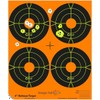 Caldwell Orange Peel 4 Inch Bullseye 10 Sheets