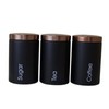 LOVIVER #N/A 3pcs Metal Containers with Lids, Coffee, Tea, Sugar