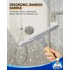 MR.SIGA All Purpose Silicone Squeegee for Shower Door, Mirror, Glass,
