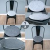 DuneDesign 25mm thick round Felt Cushion for chairs Ø 35cm